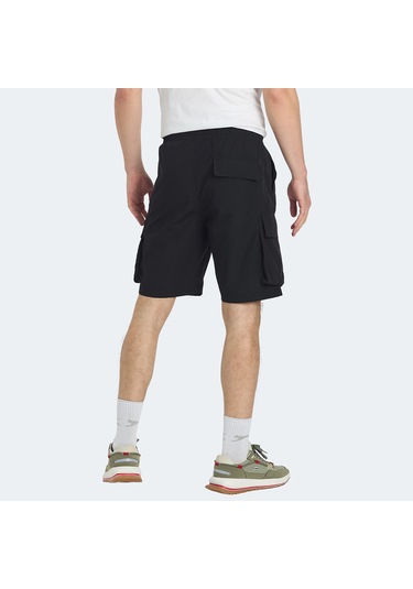 Slazenger RODYA Erkek Cepli Kargo Siyah Şort