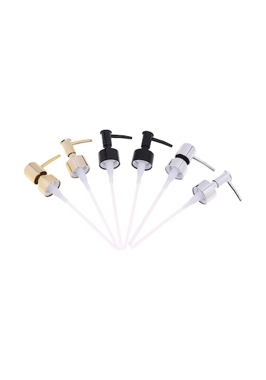 A1-1pc Metal Banyo Sıvı Sabunluk Tuvalet El Yedek Losyon Şampuan Pompası Plastik Kavanoz Tüp İle Banyo İçin