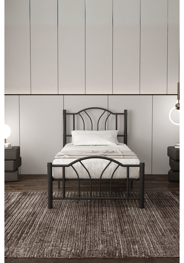 Aksviva Bella Tek Kişilik Ferforje Metal Karyola