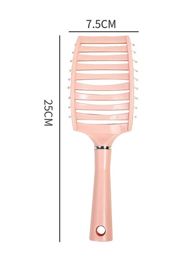 Qingmipy Mavi Renkli Rahat Saç Tarama Ve Saç Derisi Masajı Fırçası, Kaymaz Sap Tasarımı