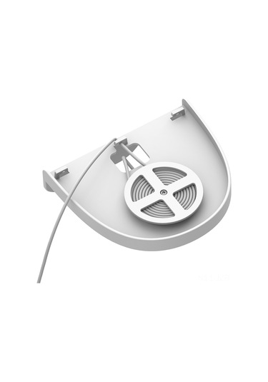 Geeroyoo  Homepod Mini İçin Duvar Tipi Hoparlör Tutucu - Kablo Gizleme Özelliği İle Abs Malzeme, Kolay Kurulum, Beyaz