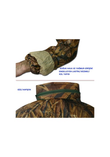 Savage Imperteks Pardesü Yağmurluk 11011 Sazlık Desen L Çok Renkli