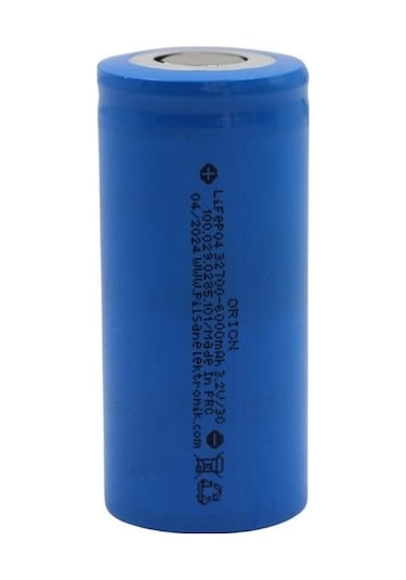 Orıon Pil Lıfepo4 Ifr 32700 6000 Mah 3c Mavi