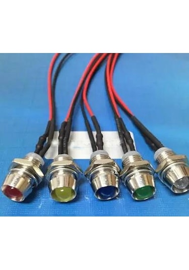 5Mm Diffuser Metal Başlı Led 0,22Mm 20Cm