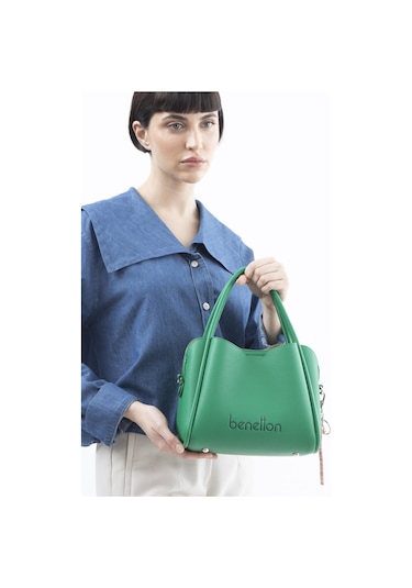 Benetton Kadın El Çantası Bnt1503 Yeşil Yeşil