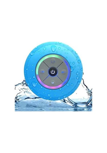Besthome1 Küçük, Led Işıklı Bluetooth Hoparlör - Fm Ve Mikrofonlu, Mavi