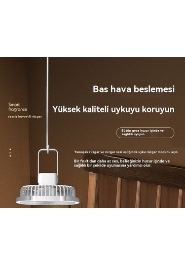 Usb Masaüstü Fanı Şarj Edilebilir Döngü Yüksek Rüzgar Fanı 000-beyaz Nz Beyaz
