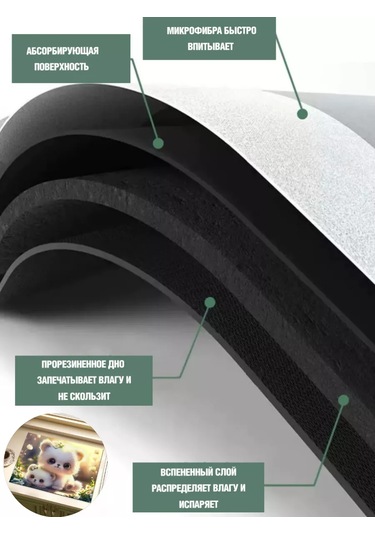 Todıklevakına Nem Emanetli Paspas 261504713 Beyaz