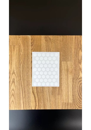 Mebel'naa Furnitura Mystery Mobilya İçin Kendinden Yapışkanlı Tıpa D-14 Mm 50 Adet 231983195 Beyaz Pırlanta