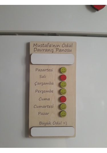 Davranış Ödül Panosu 30x15 Cm