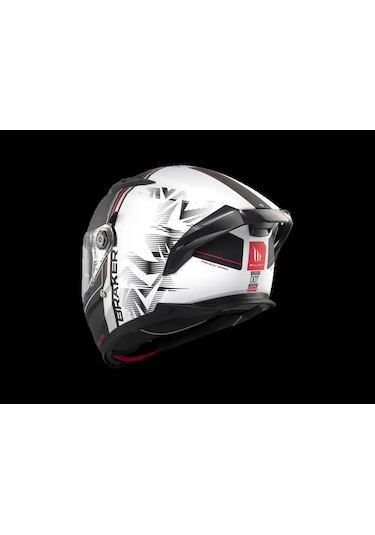Mt Helmets Braker Sv Charm A1 Motosiklet Kaskı Beyaz - Siyah