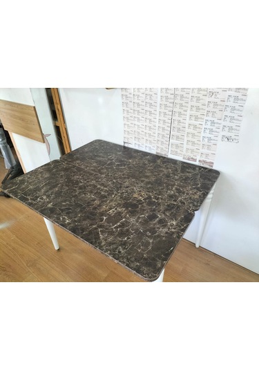 110 X 45 Katlanır Mutfak Masası Mermerdesen