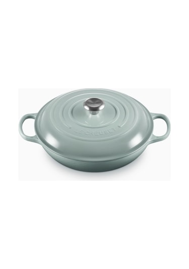 Le Creuset Gourmet Profesyonel Lüks Döküm Tencere Açık Yeşil 30 Cm