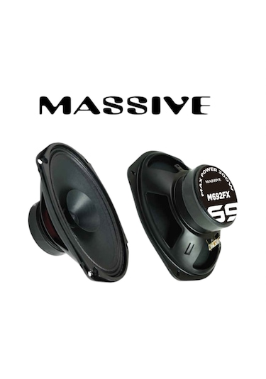 Ms-m692fx Deprem Serisi Oval 6x9 Oto Midrange Hoparlör Çifti 600w