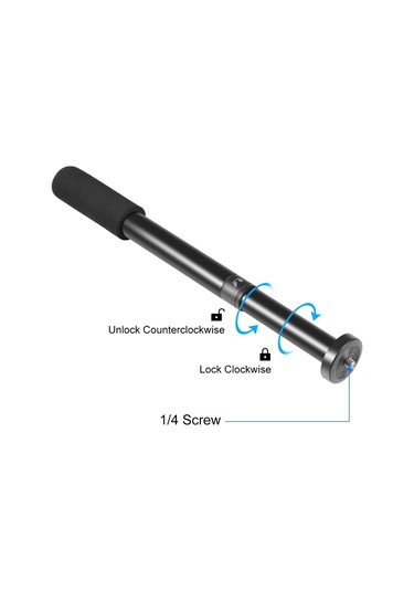 Sones Puluz Elde Taşınabilir Ayarlanabilir Alüminyum Alaşımlı Tripod Montajlı Monopod Uzatma Merkezi Şaft Çubuğu