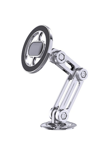 Dancemonkey 360 Dönebilen Güçlü Mıknatıslı Araç Tutucu - Gümüş GÜMÜŞ