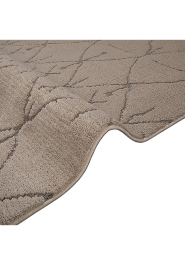 My Evilla Modern Dekoratif Vizon Bej Iskandinav Halı