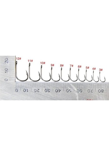 Electric Suntek 300 Adet Tuzlu Su Balıkçılık Kancaları - Yengeç Ve Turna Balığı İçin