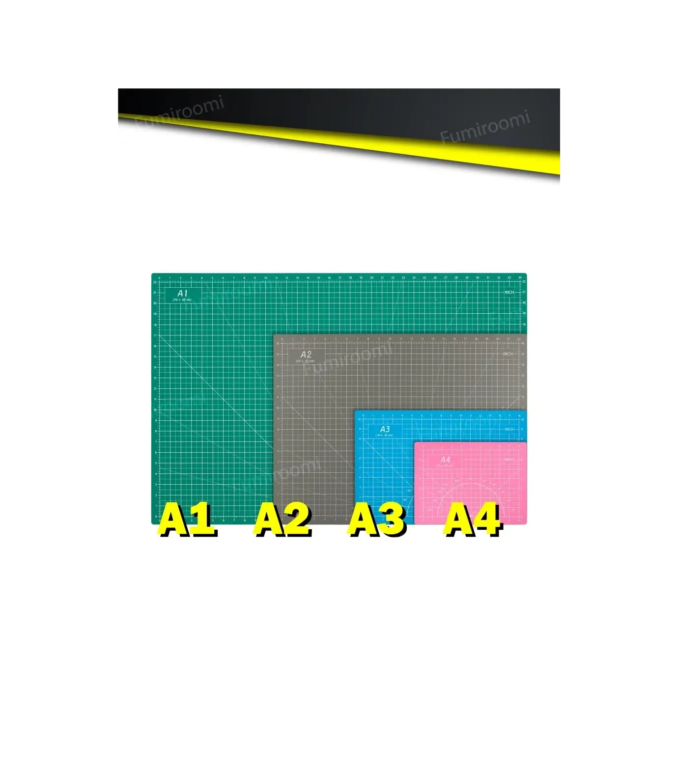 Fumıroomı Bıçaklar İçin Kesim Paspası / Kesim Matı 40832526