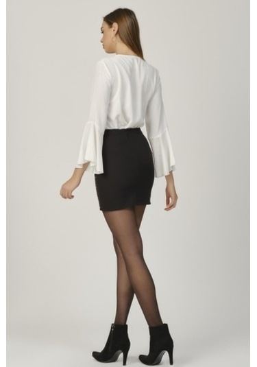 Shahiqa Kadın Parlak Taşlı Mini Etek