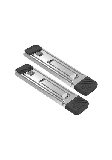 2 Adet Ayarlanabilir Stand Masa Üstü Cep Telefonu Standı Mini Telefon Standı Katlanabilir Telefon Tutucu 5.33x1.42x0.35cm Gümüş Çok Renkli