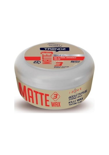 Hobby Trendz Natural Look Doğal Görünümlü Saçlar İçin Wax 100 ML
