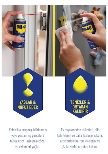 WD-40 Çok Amaçlı Sprey 350 ML x 2 Adet