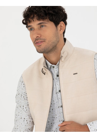 Pierre Cardin Erkek Bej Deri Mont-kaban 50280296-591 Bej