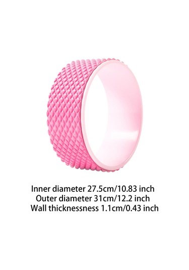 Suntek Yoga Roller Antislip Pilates Circle Yardımcı Pembe