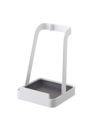 Cbtx Tencere Kapağı Standı Tutucu Karbon Çelik Mutfak Tava Kapağı Çorba Kepçesi Depolama Rafı - Stil A / Beyaz