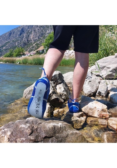 Serabien G Sax Mavi Kaydırmaz Taban Havuz Deniz Sörf Ayakkabısı 001