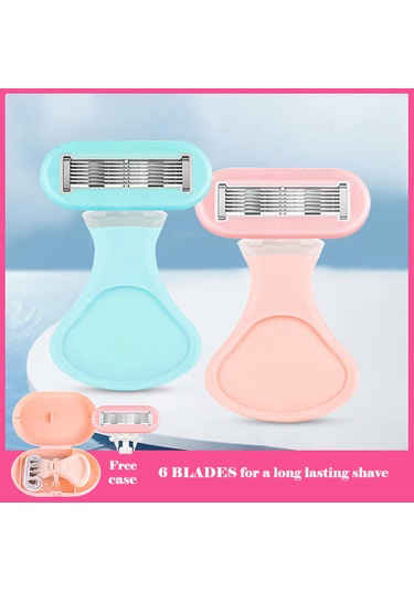 Yifomall 6 Katmanlı Kadın Tüy Dökücü, Hassas Ciltler İçin Mor Renkli Mini Epilasyon Aleti 1 Saat