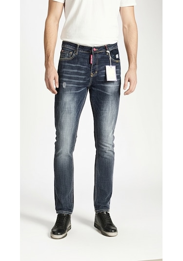 Barmore Dark Indigo Jean Mavi