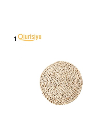 Rattan Örgü Yuvarlak Oval Servis Altlığı 11cm Diğer