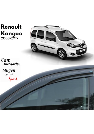 Renault Kango 2 Uyumlu Cam Rüzgarlığı 4'lü 2008-2017 Arası Uyumlu
