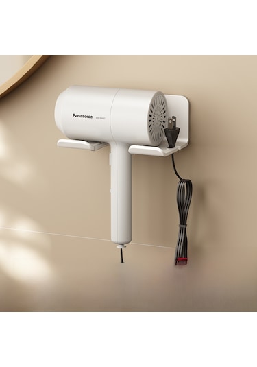 Mufunye Banyo Elektrikli Saç Kurutucu Tutucusu - Delme Yok, Duvar Tipi, Uzay Alüminyum, Beyaz, 120mm, Dayanıklı, Kolay Kurulum Diğer
