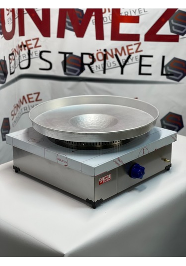 Paslanmaz Tantuni Ocağı 50 50 Cm Tepsi Dahil - Doğal Gazlı