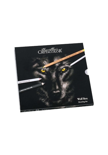 Cretacolor Wolf Box Drawing Set 25 Parça N-91400-2602