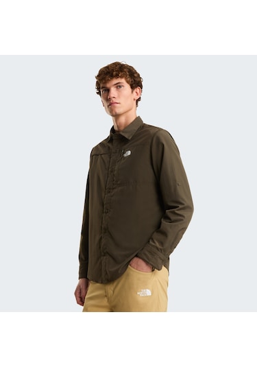 The North Face M Sequoia Long Sleeve Erkek Gömlek C-the0a8fu521l21l Yeşil