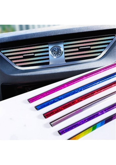 Meyzone Araç Içi Klima Izgara Hava Çıkış Dekoratif Şeritler Klima Şerit