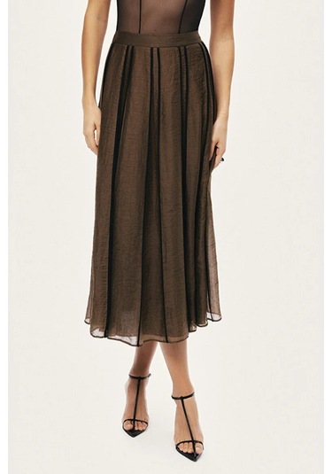 N26yn4258 Nocturne Etek CAMEL