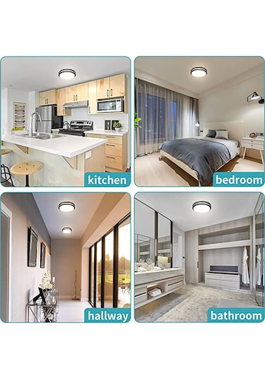 Led Plafonyer Modern Plafonyer Gömme Tavan Lambası Geniş Işın Açısı Çok Renkli