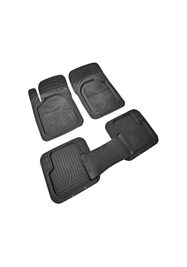 Havuzlu Paspas 3D 5 Parça Üniversal Tüm Araçlar Için Uyumlu Siyah