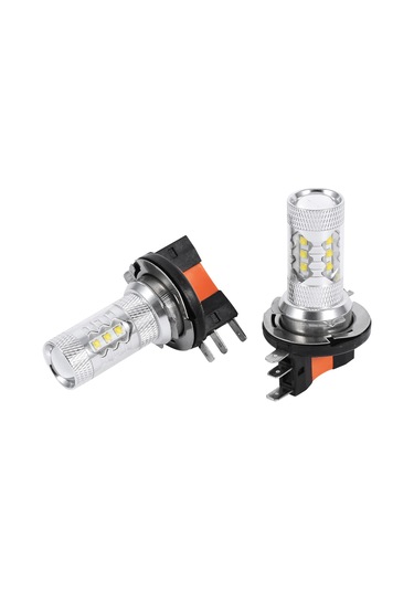 Springsun Audi Ve Bmw İçin H15 Tipi Led Far Ampülü, 80w Beyaz Işık, 60.000 Saat Ömür, Enerji Tasarruflu, 2 Adet Paket
