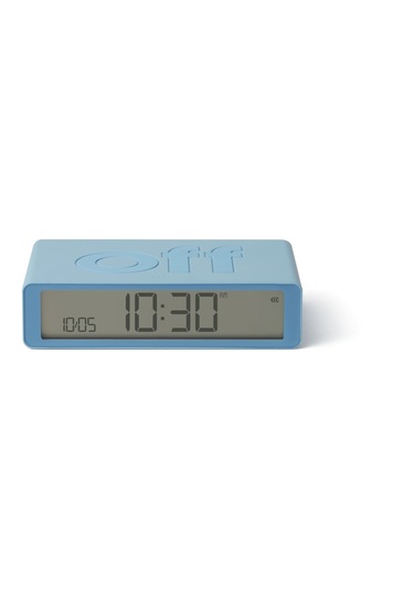 Lexon Flip Klasik Şarj Edilebilir Alarm Saat Açık Mavi Mavi