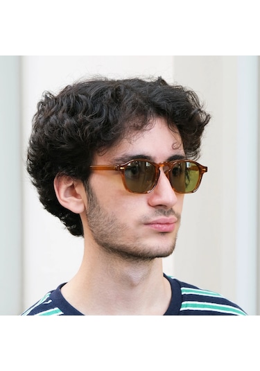 Rafael Karamel Unisex Güneş Gözlüğü Bej