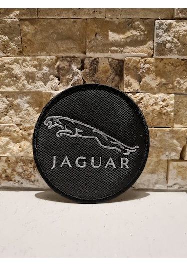 Çeyiz Jaguar - Patch Peç Arma Nakış Işleme Dokuma Gri