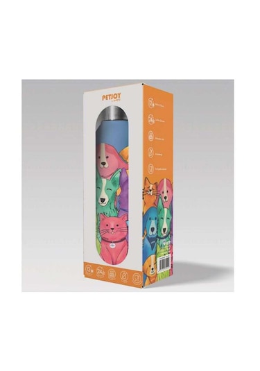 M-pets Petjoy Purrefect Petfamily Mavi Termos 500 Ml