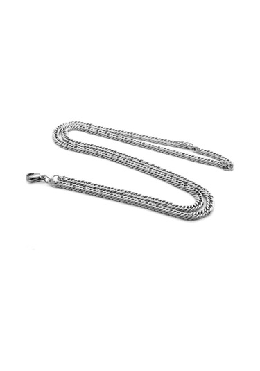 Chavin Gri 60 Cm. 4 Mm. Traşlı Gürmet Erkek Çelik Zincir Dm90-4 478258011