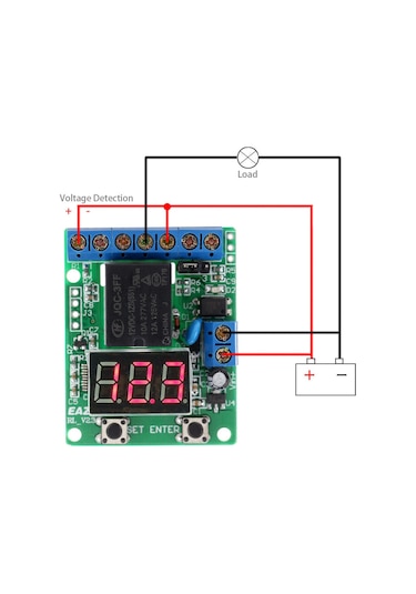 Fosenze 12v Akıllı Röle Modülü - Voltaj Koruma Ve Zamanlayıcı İle Enerji Yönetimi